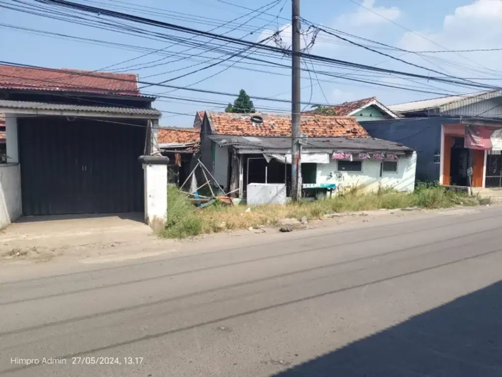 DIJUAL TANAH PINGGIR JALAN TELUKJAMBE TIMUR DEKAT KAWASAN INDUSTRI