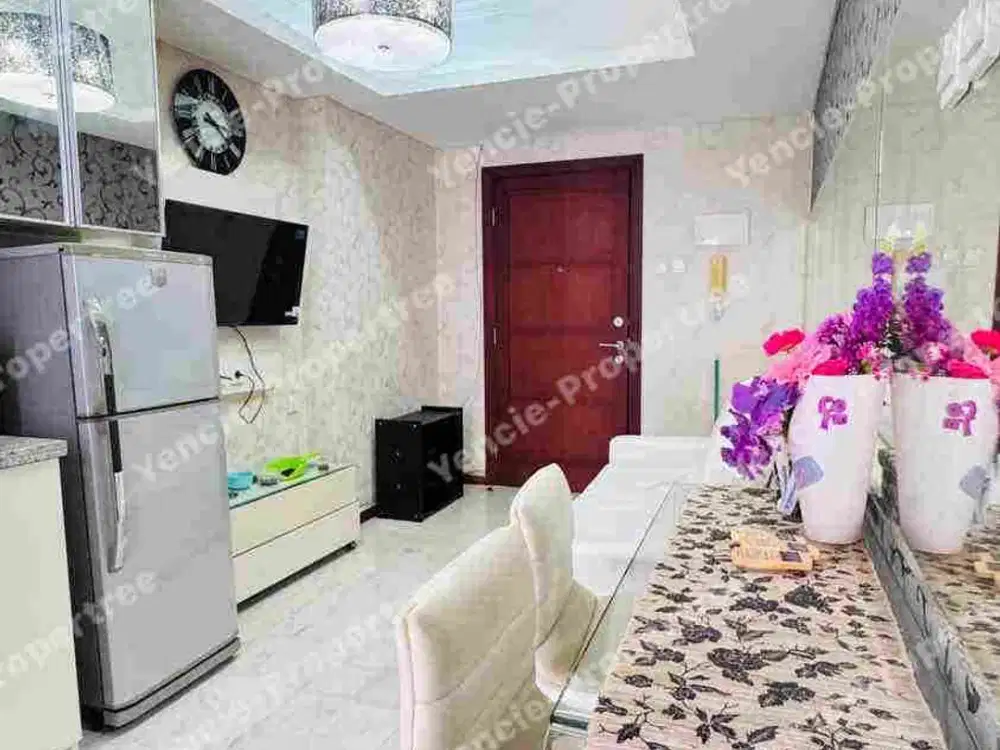 Disewakan bulanan tipe 2br apartment royal mediterania garden residence