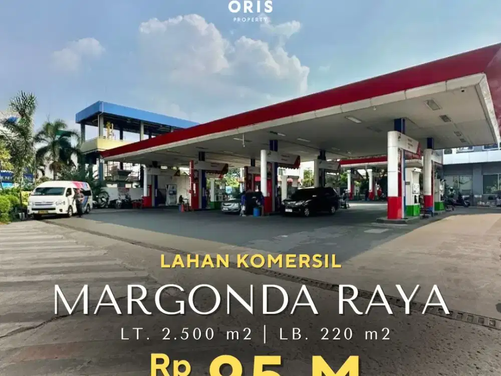 For Sale Lahan Komersil Kondisi SPBU Aktif, Dekat Pintu Tol JORR 2
