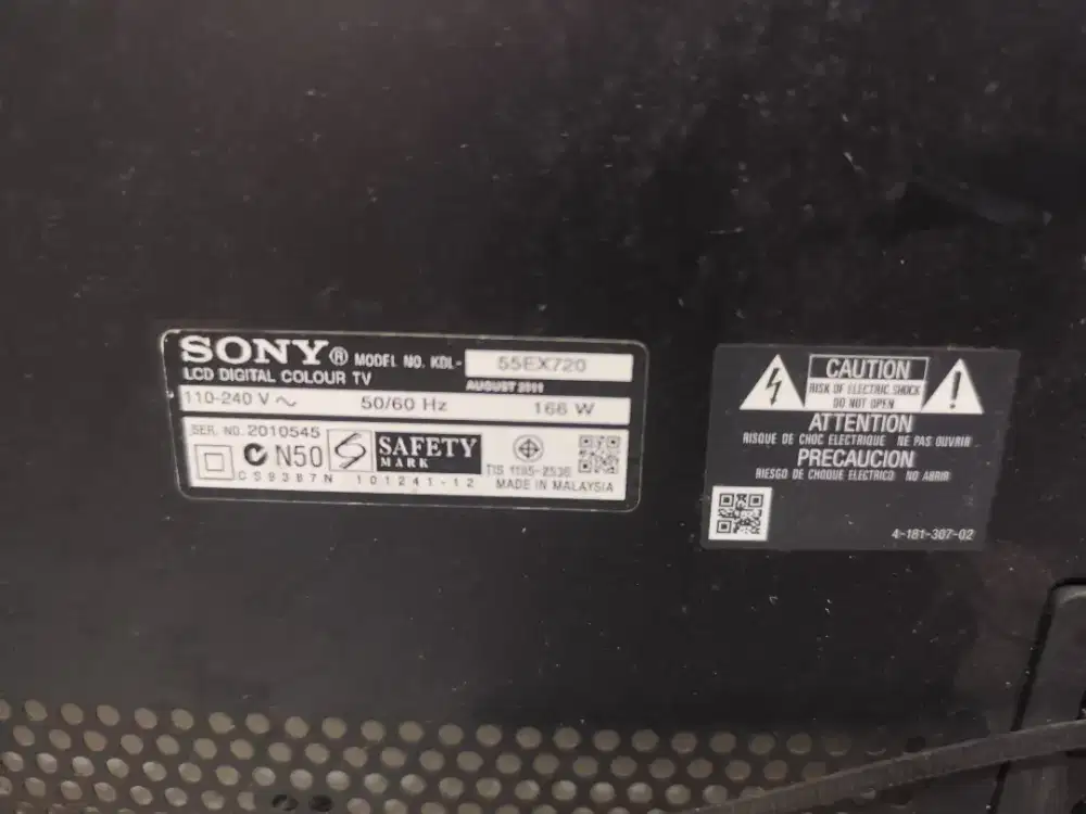 LCD Sony 55inch apa adanya