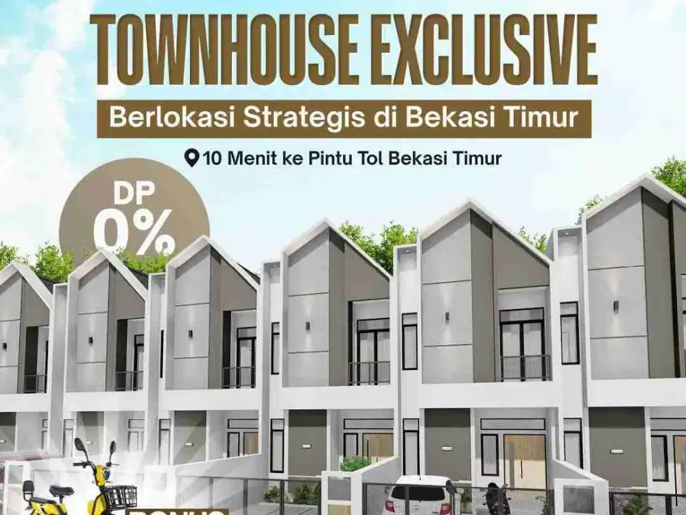 Promo Dijual Rumah Baru 2 Lantai Mewah Bebas Banjir Bisa KPR (BAR) KOTA BEKASI