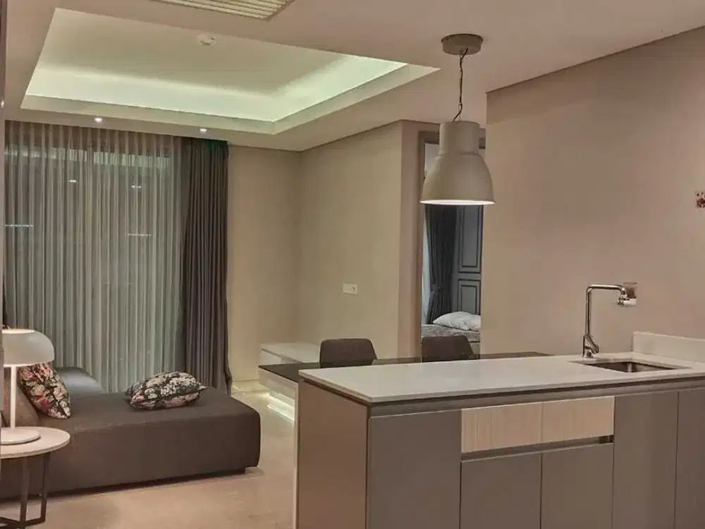 Dijual 2BR Gold Coast Sewa View Furnished Siap Huni