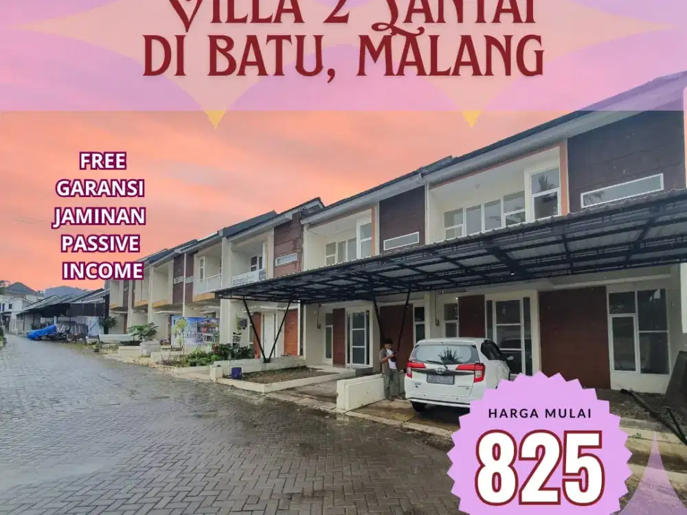 Villa Modern Junrejo – Lokasi Strategis, Investasi Menguntungkan!