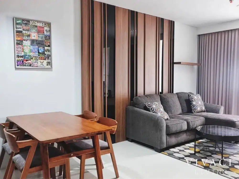 Dijual 2BR Lexington Residence Rapih Siap Huni Lantai Rendah