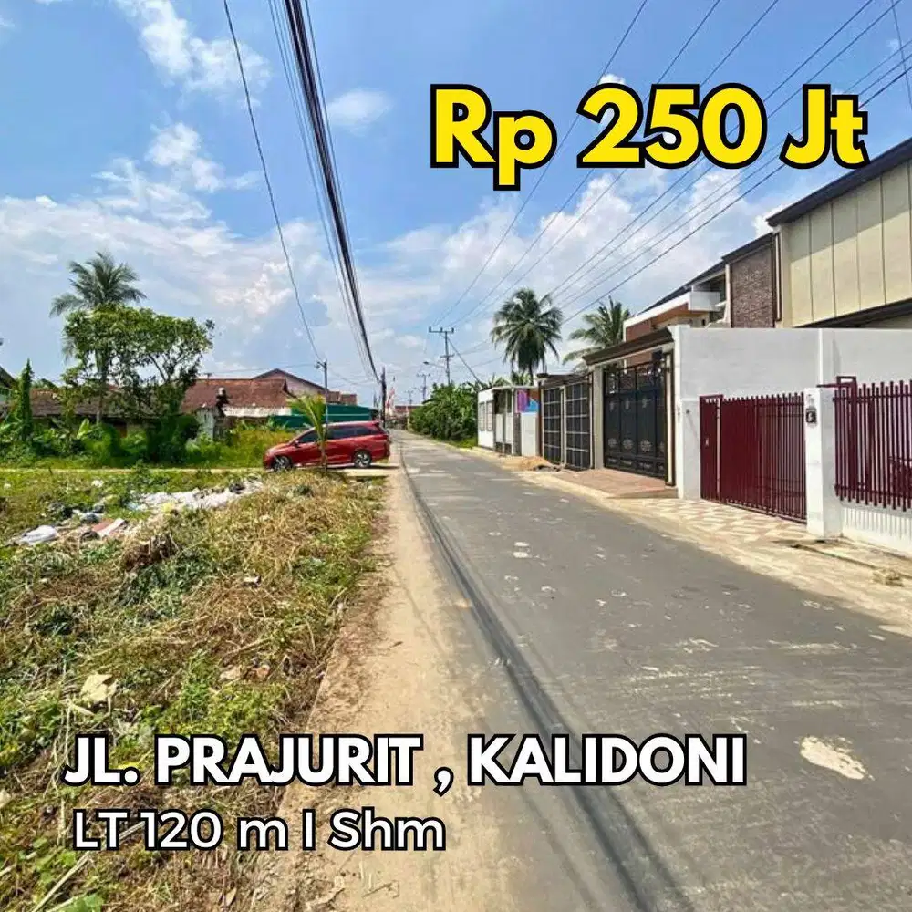 tanah murah kalidoni dekat SD IT AL Mubarok