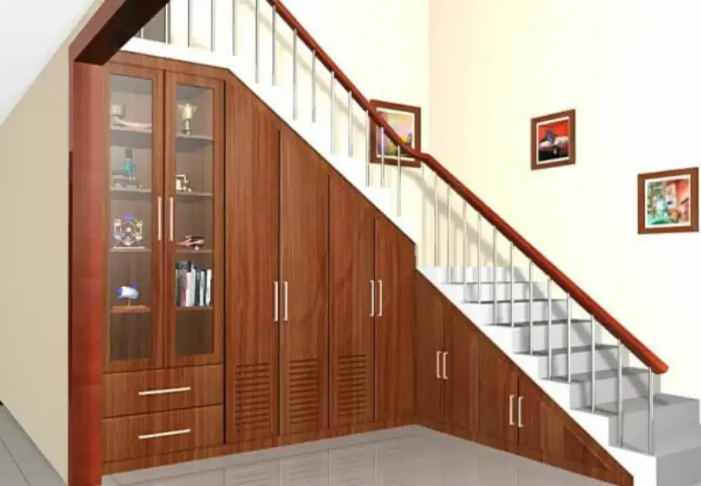 Lemari Bawah Tangga Multiplek/HPL
