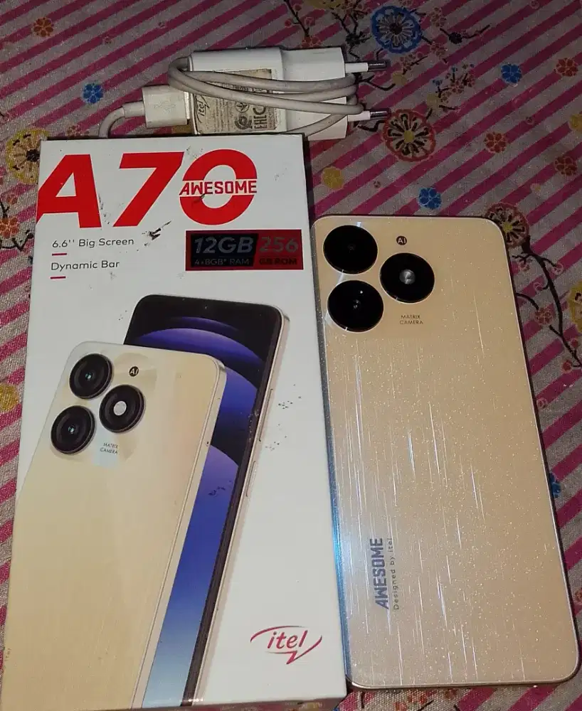 Jual Hp Itel A70 bekas
