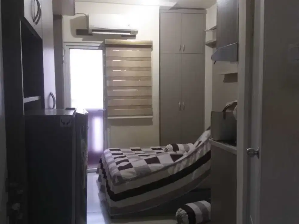 Green pramuka aparment residence unit studio furnished bagus & murah