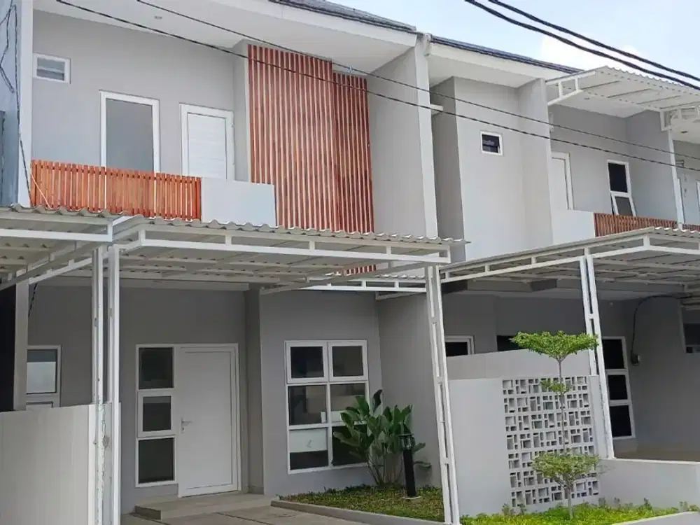 Rumah SHM 2 Lt Hadap Timur 13 Mnt ke Blu Plaza Siap KPR J-34030