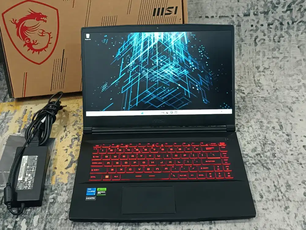 MSI GF63 Core i5-11400H 8GB 512GB RTX 3050 4GB 144Hz Warranty ON