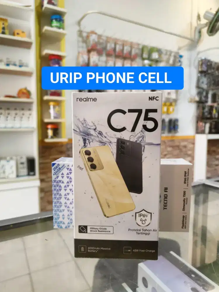 Realme C75 8/256 Promo+bonus cash & credit garansi RemI