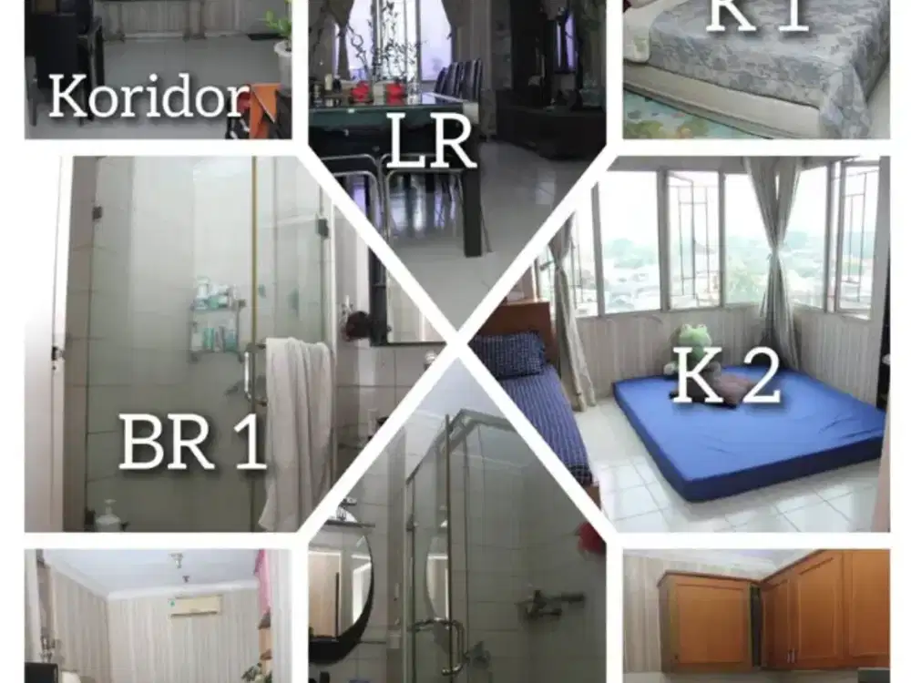 DIJUAL APARTEMEN SEMANGGI 3 KAMAR TIDUR