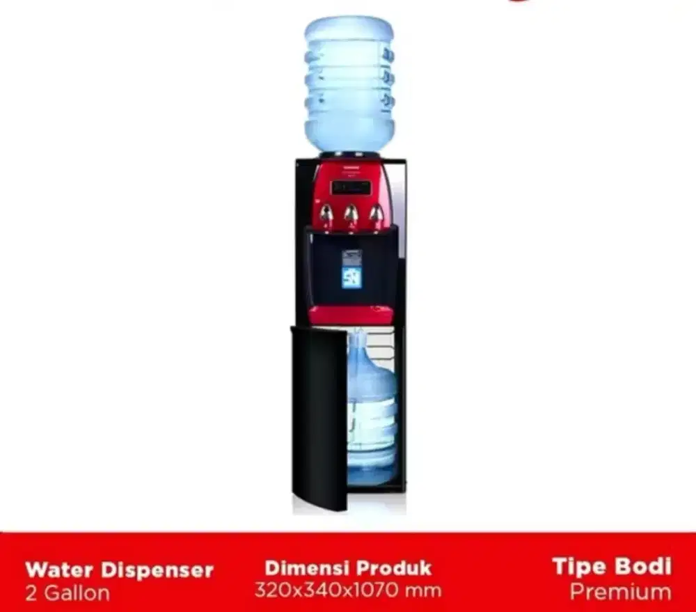 Dispenser Duo Galon Sanken Low Watt