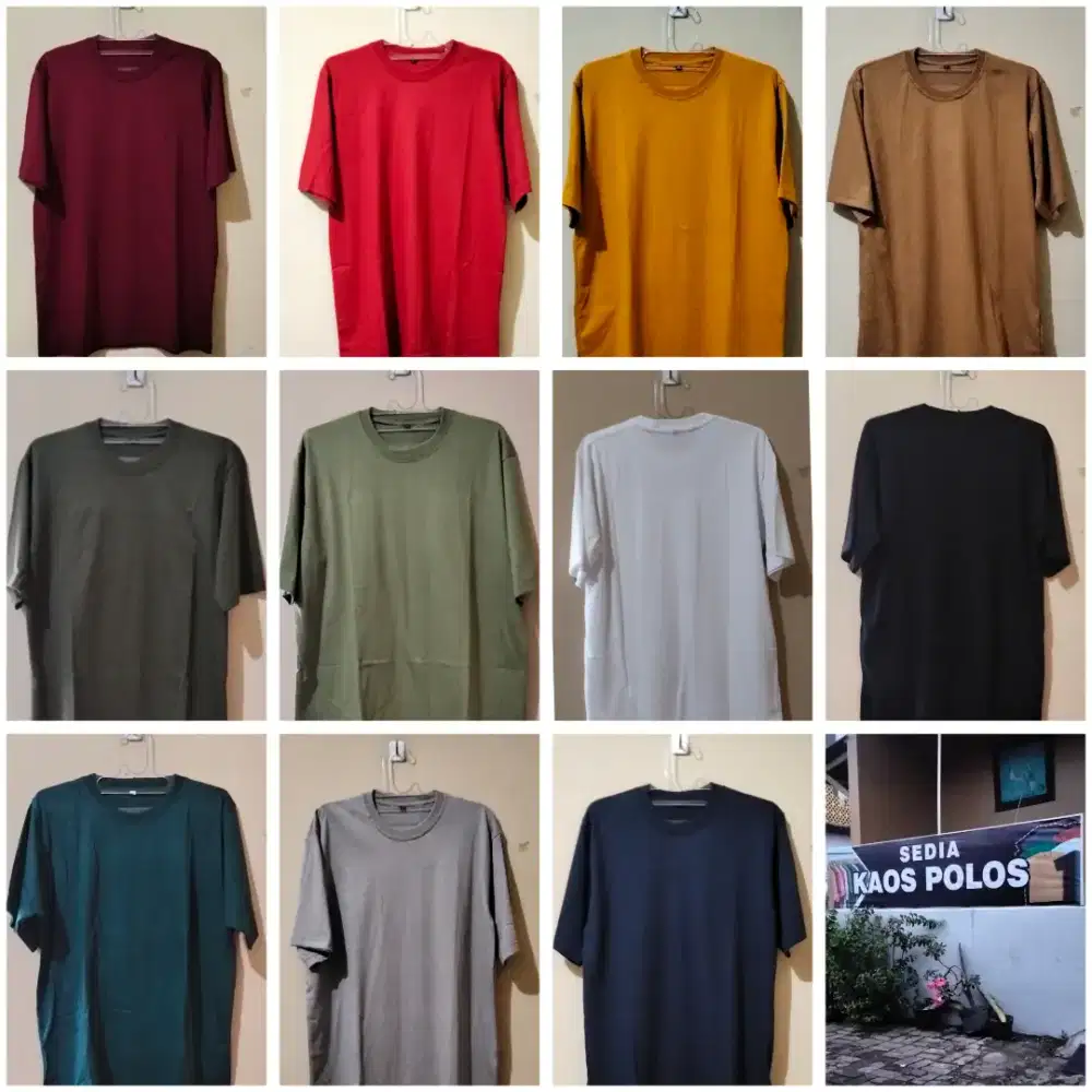 Dijual KAOS POLOS MURAH