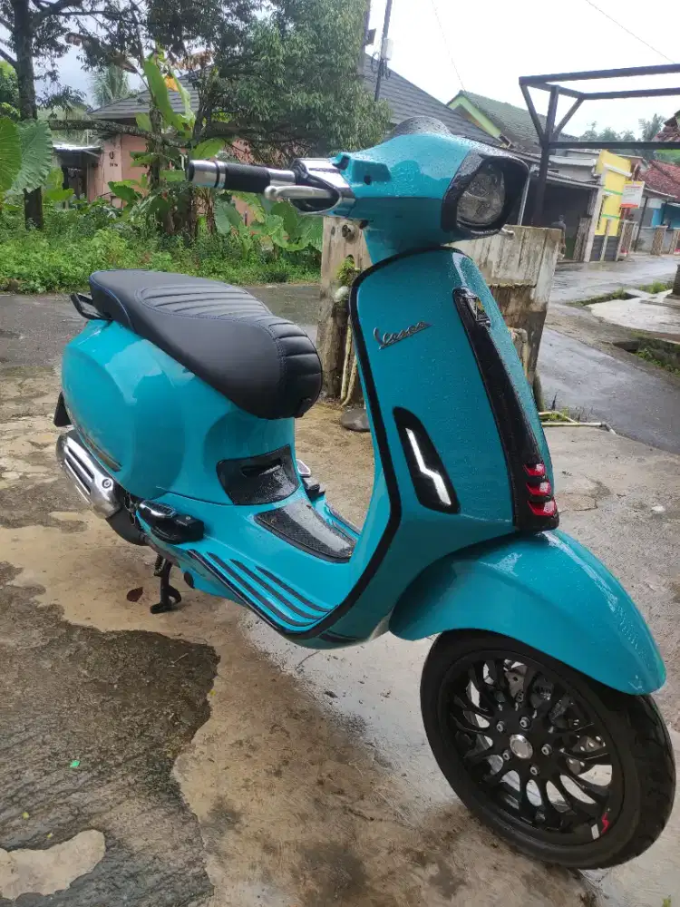 VESPA SPRINT S BLUE AUDACE KM 1 RIBU