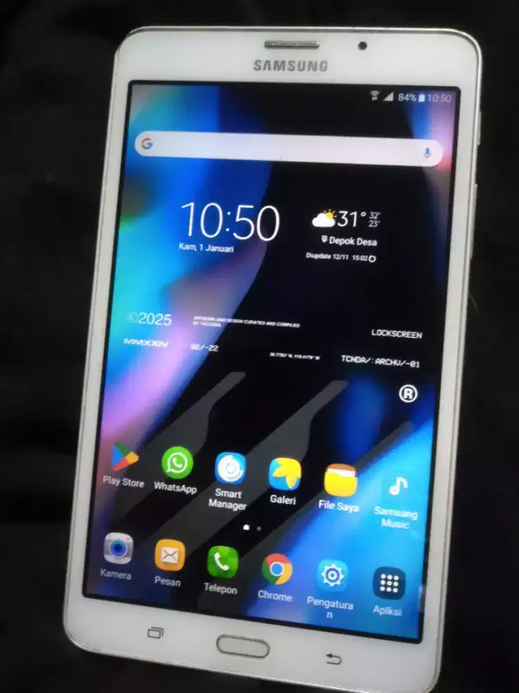 Samsung Tab A 2016, no minus.