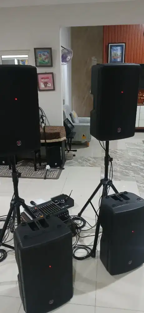 1 set soundsystem active buil up..dasyatt..murah aj baru ex display