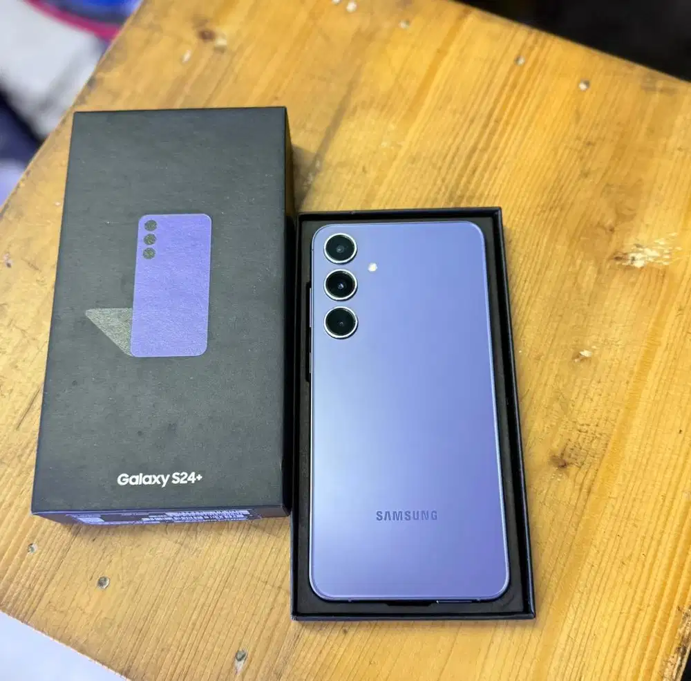 SAMSUNG S24PLUS 12/256 VIOLET LIKE NEW GARANSI ON
