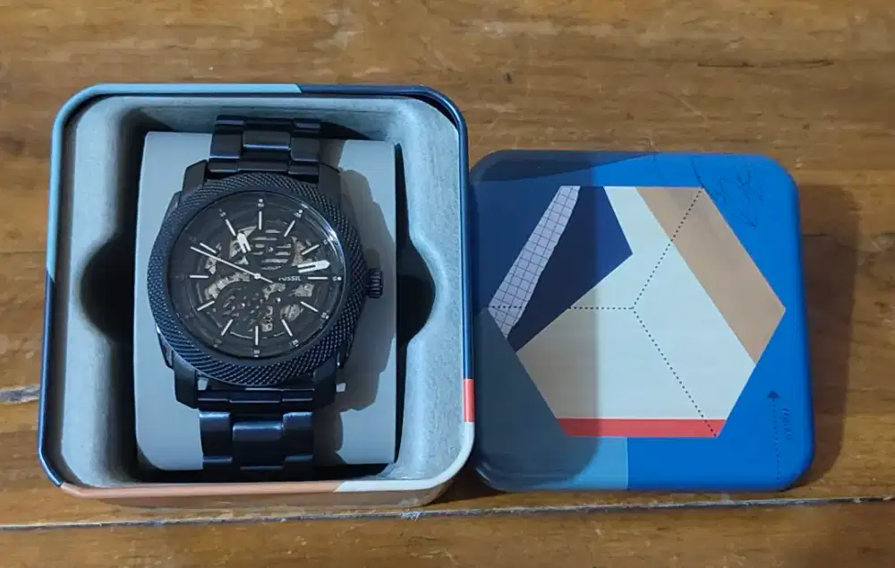 Fossil Machine Automatic Black Stainless Steel Watch
ME3253