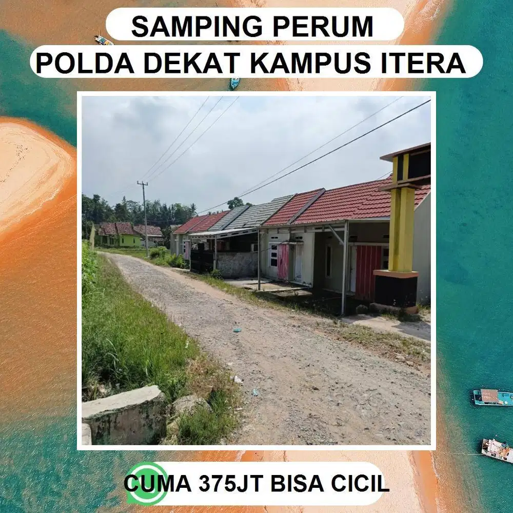 KAVLING ISTIMEWA DI JALAN UTAMA DESA BANJAR AGUNG NEMPEL PERUM POLDA 2