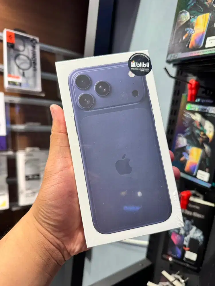 New iPhone 17 Promax 256GB Deep Blue Bonus Asuransi 2 tahun
