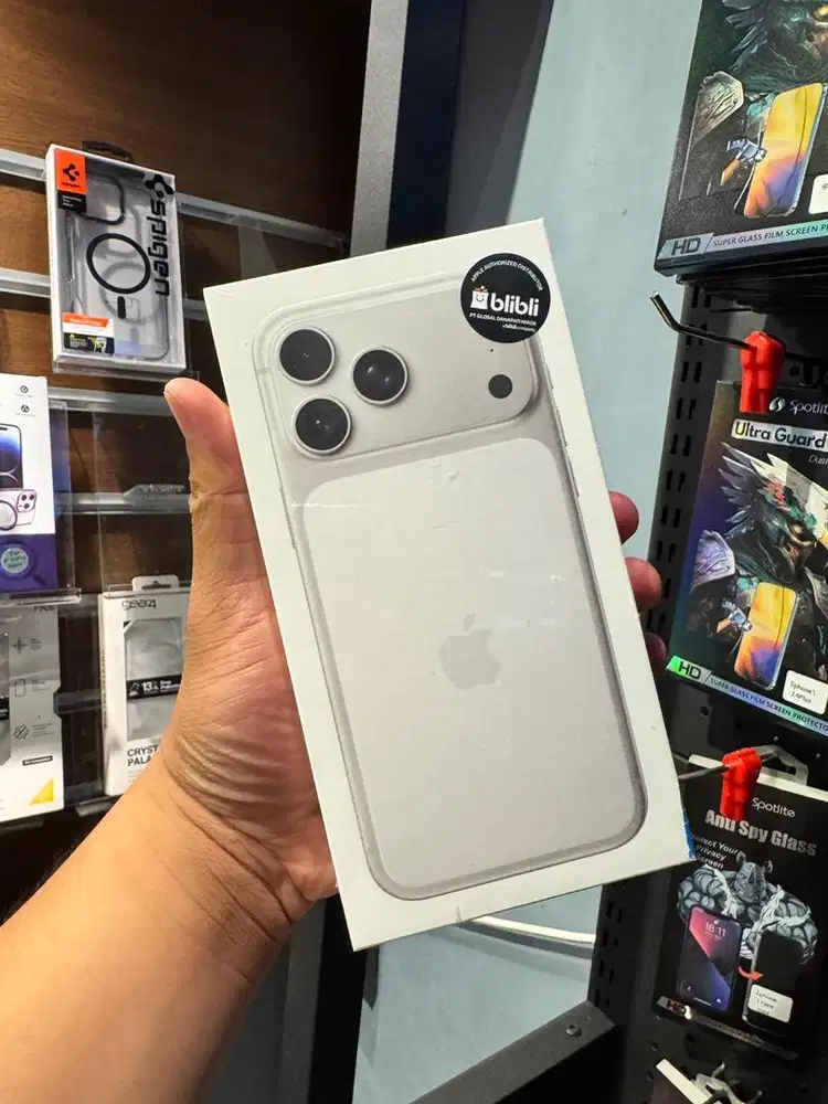 New iPhone 17 Promax 256GB Silver Bonus Asuransi 2 tahun