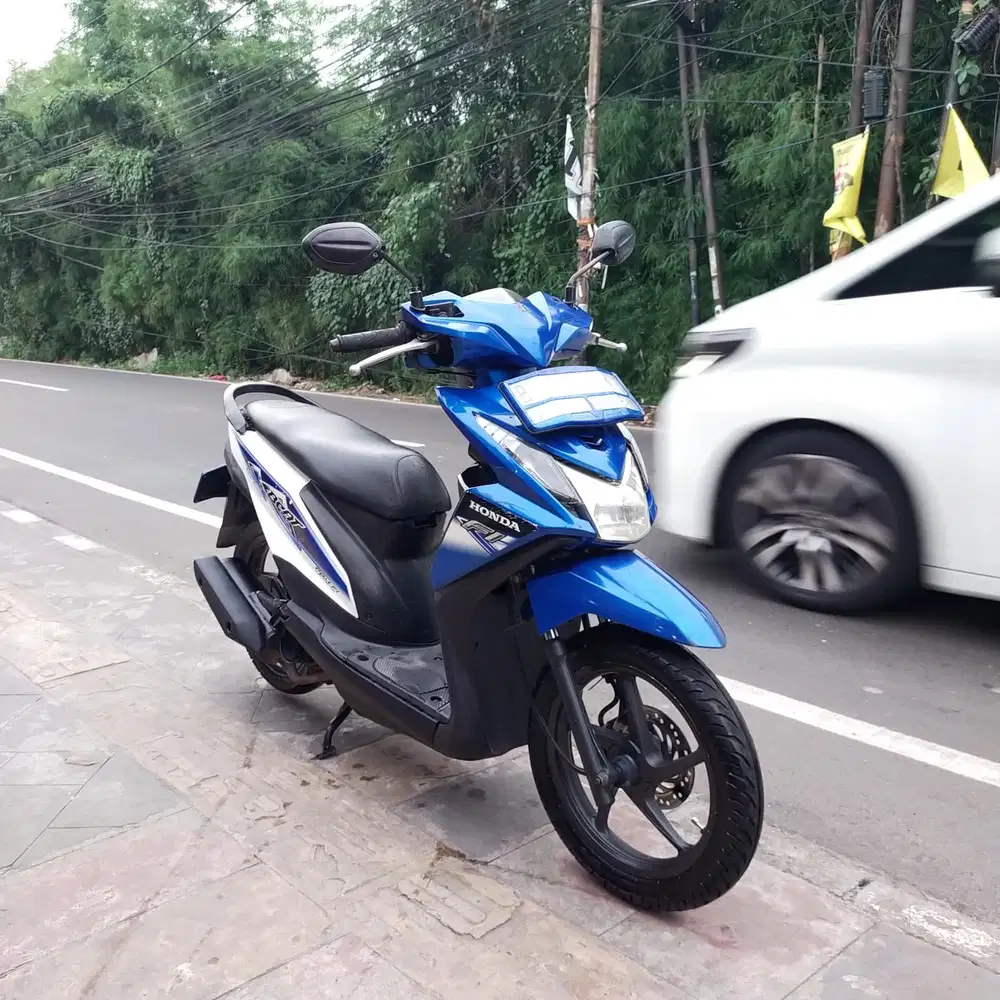 Honda Beat Fi 2013 Bagus lengkap Mesin Cakep