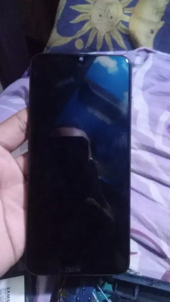 LCD Orian Samsung A20 Copotan