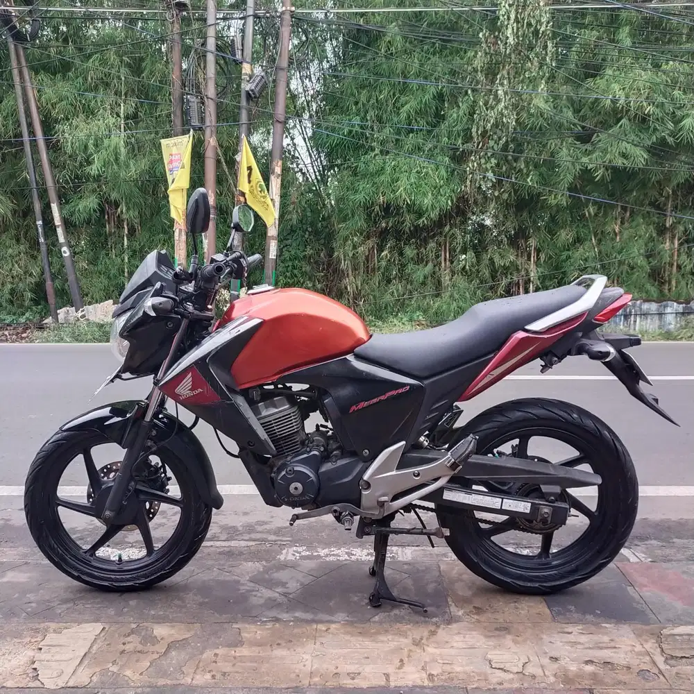 Honda Mega Pro 2012 Mesin Aluss Lengkap Bagus