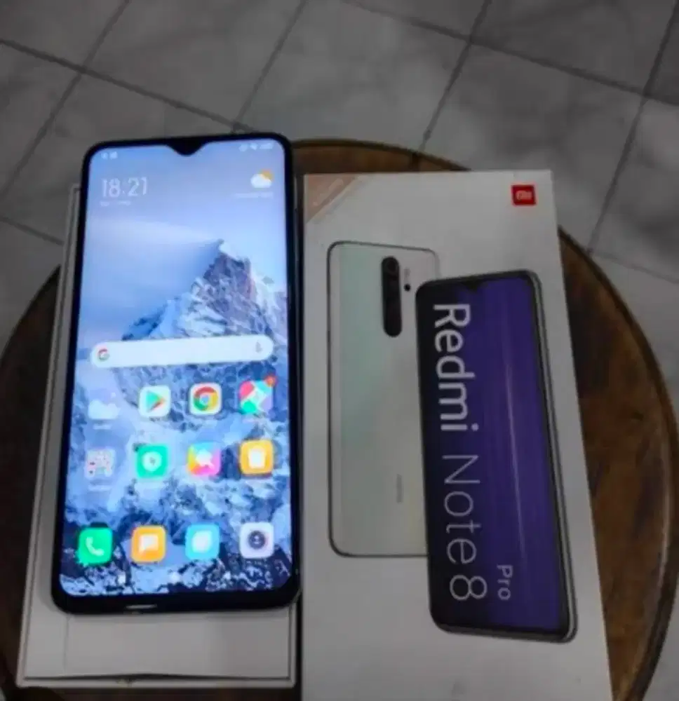 Murah hp Redmi Note 8 pro 6/128 lkp, bs TT