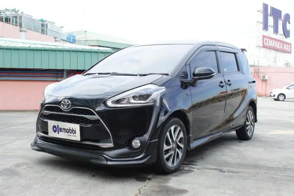 TDP 8,JT Toyota Sienta 1.5 Q Bensin-AT Hitam 2017