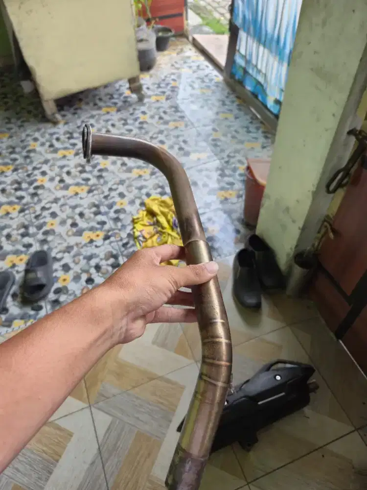 Knalpot Wrc leheran 28-30-32 las cacing includ tameng,baut cover