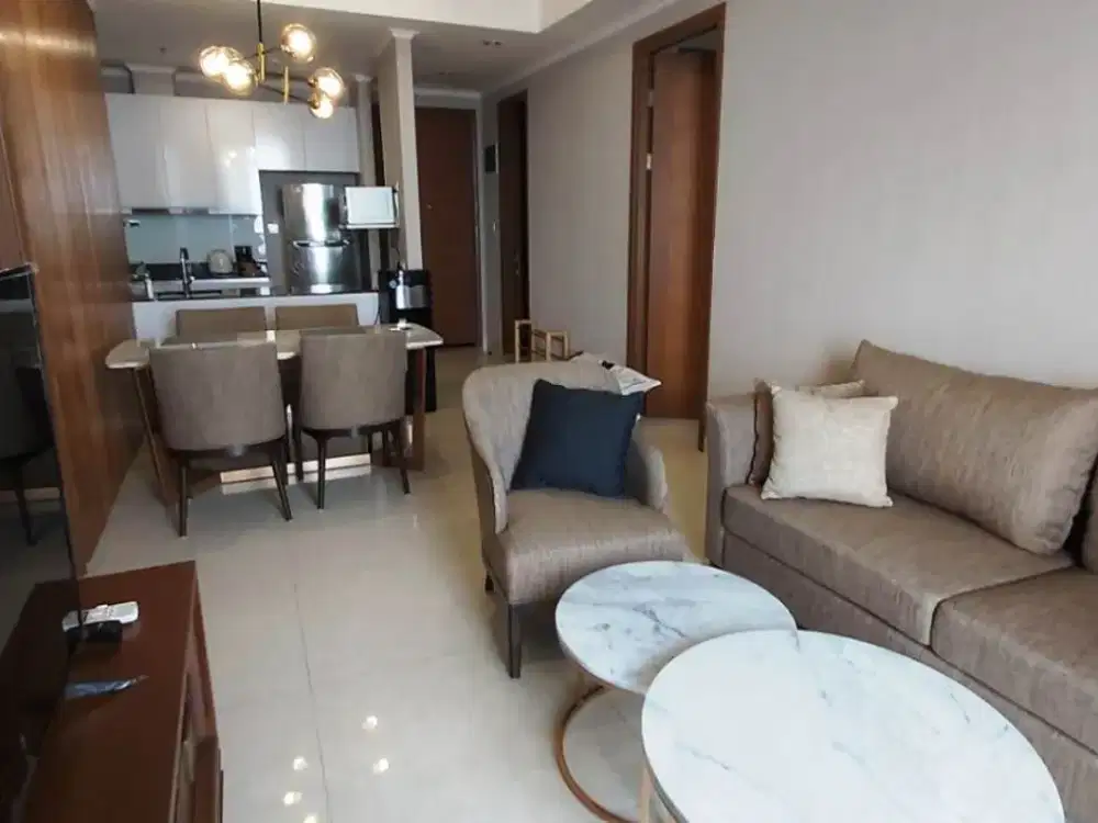 Taman Anggrek Residence Tower Condo 2br+1 Fully furnished  Interior Modern Minimalis