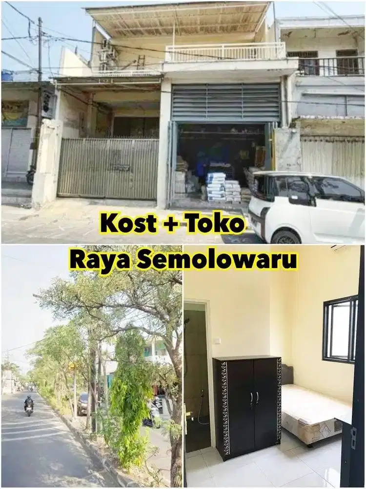 Kost aktif (242m2) Raya Semolowaru