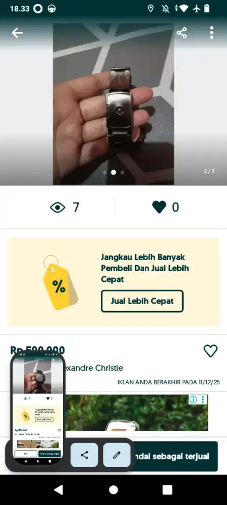 Jam tangan Alexandre Christie