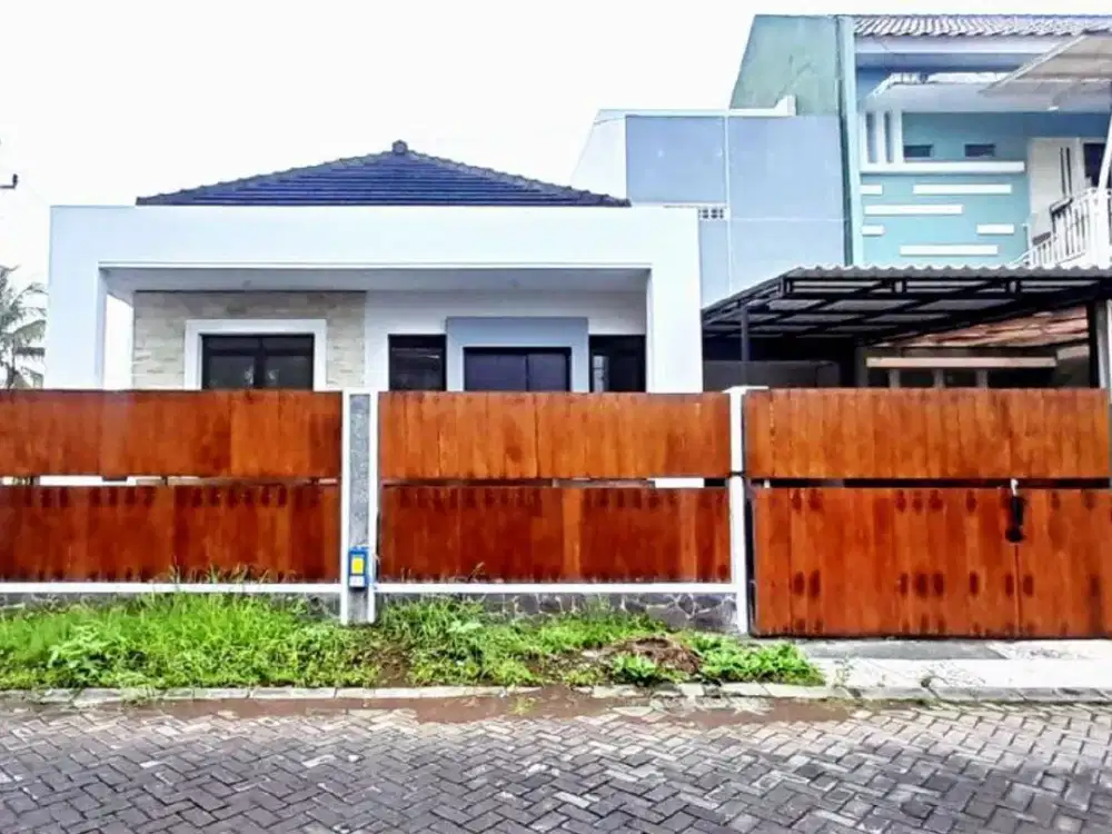 i087  Rumah Modern Sulfat Malang dekat Fasilitas Umum