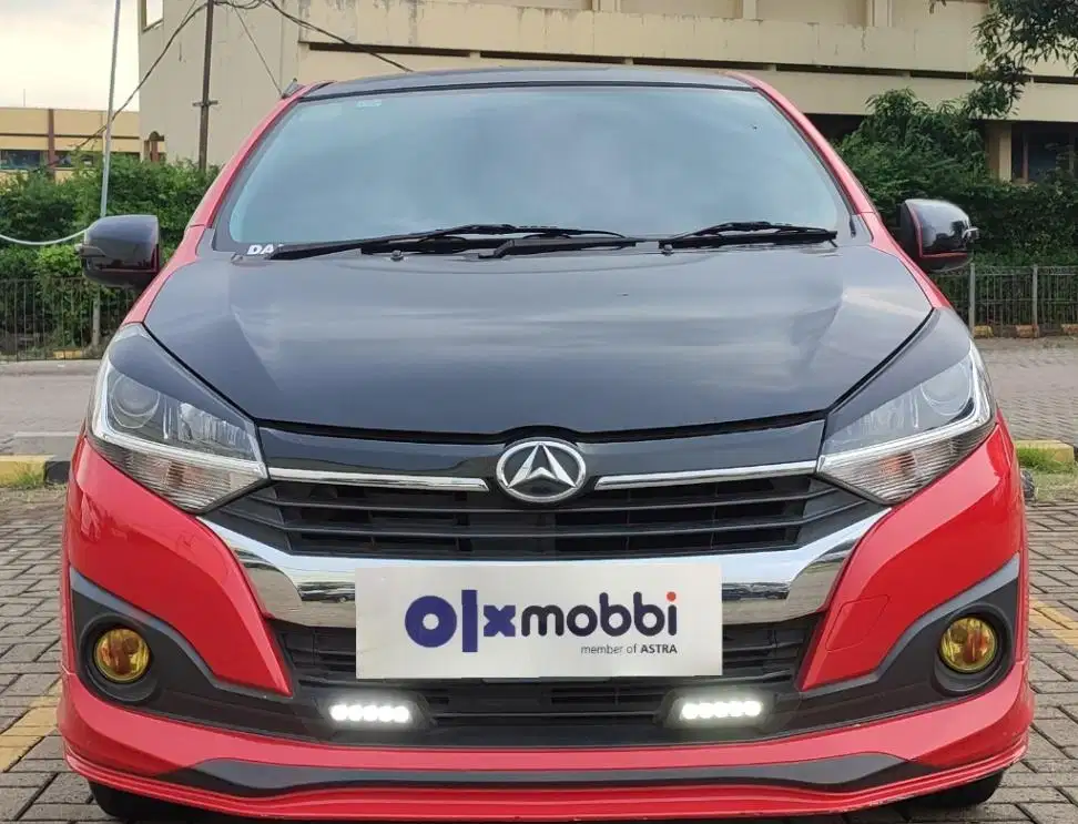 TDP 5,JT Daihatsu Ayla 1.2 R Bensin-MT Merah 2017