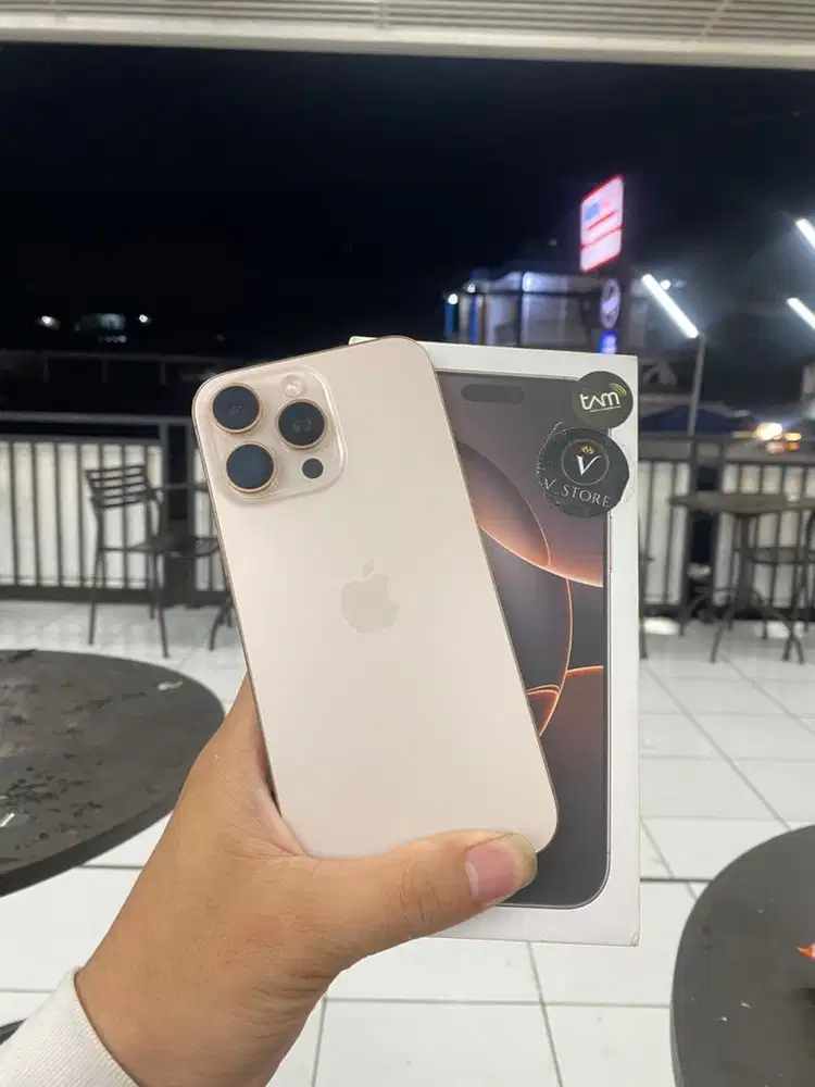 Iphone 16 promax 256gb resmi ibox dessert titanium