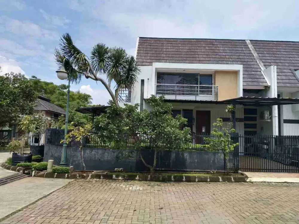 Rumah Hook Cluster Paling Depan Rancamaya Golf Bogor