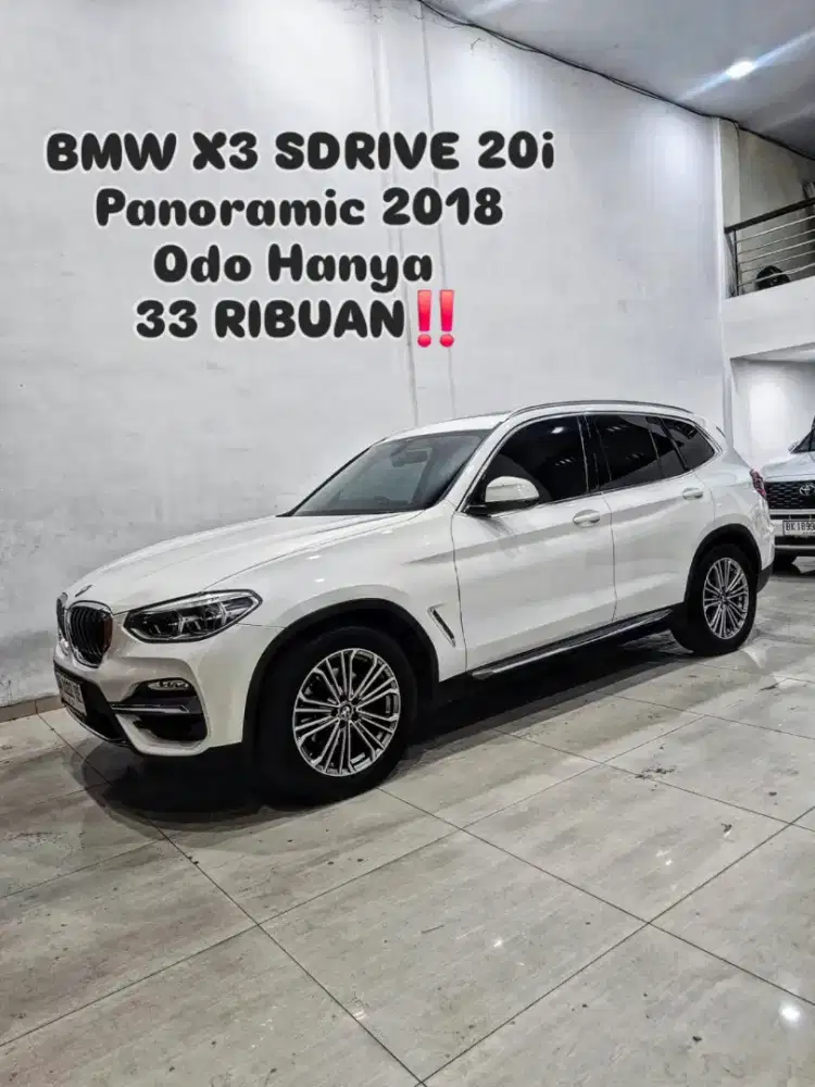 BMW X3 sDrive20i Panoramic 2018 / 2019 putih glc cx5 2022