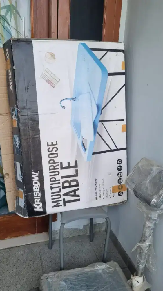 Krisbow Meja Lipat Westafel - Putih