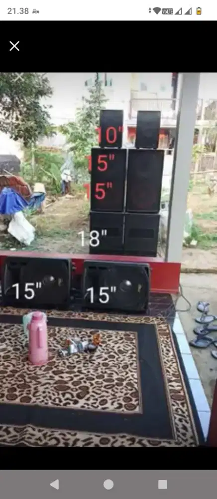 Sound system 4000 watt