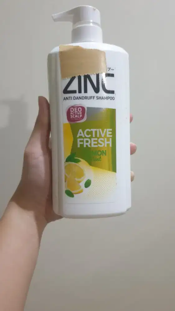 Shampoo zinc anti dandruff