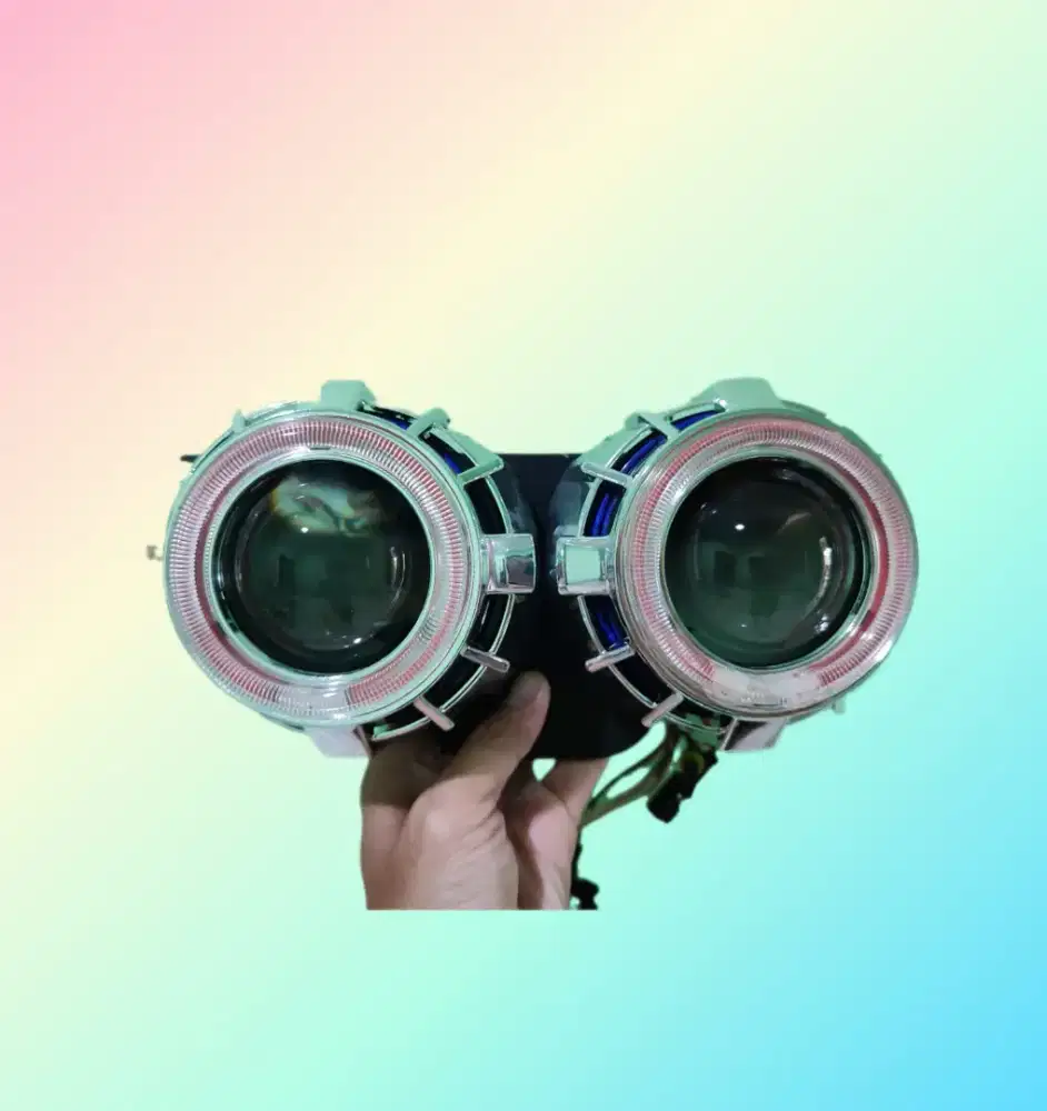 LAMPU HID XENON ANGEL EYES 3 INCH BEKAS BAGUS