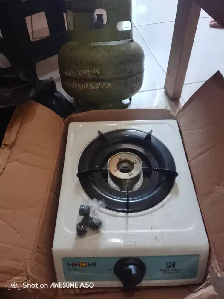 Kompor 1 Tungku dan Tabung Gas