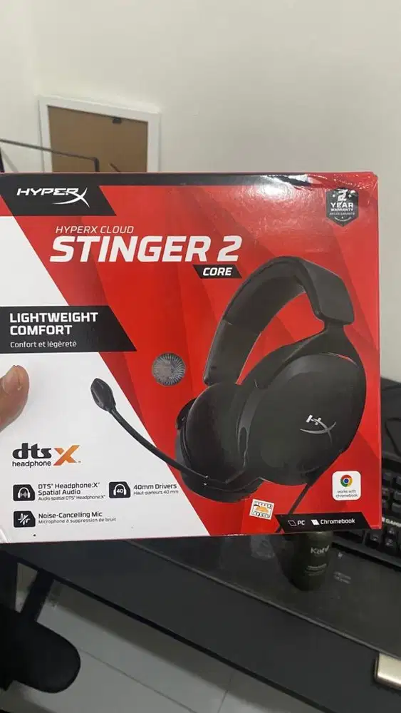 Headset HyperX original box ada baru pake 1,5 bulan