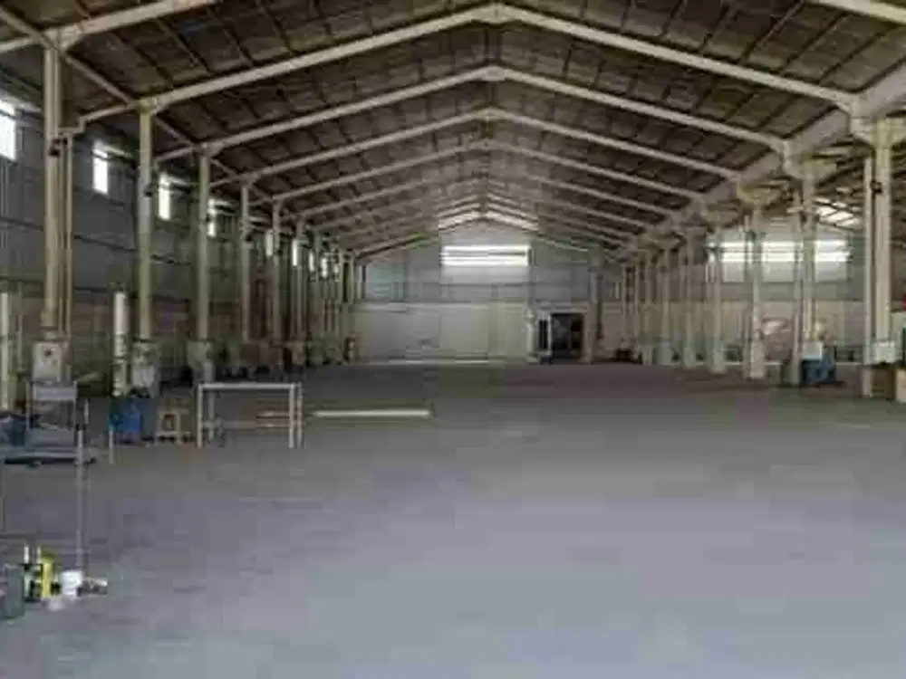 Dijual gudang siap pakai di Babelan akses kontainer 30menit ke Summarecon Bekasi