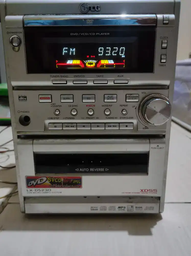 Compo LG tanpa speaker dan remote