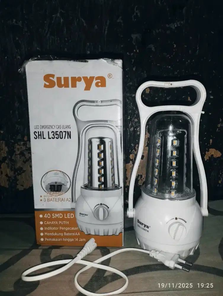 Lampu Emergency Surya SHL L3507N - HSC 2025