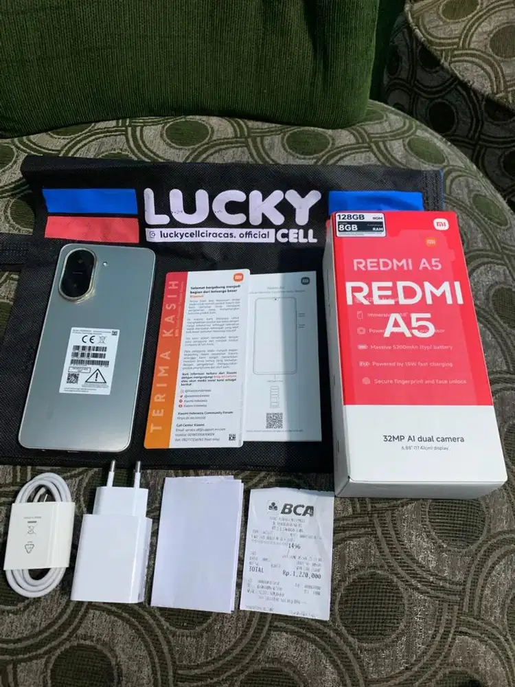REDMI A5 RAM 4GB+GB/128GB BATERAI 5200MAH LAYAR 6.88 FULLSET